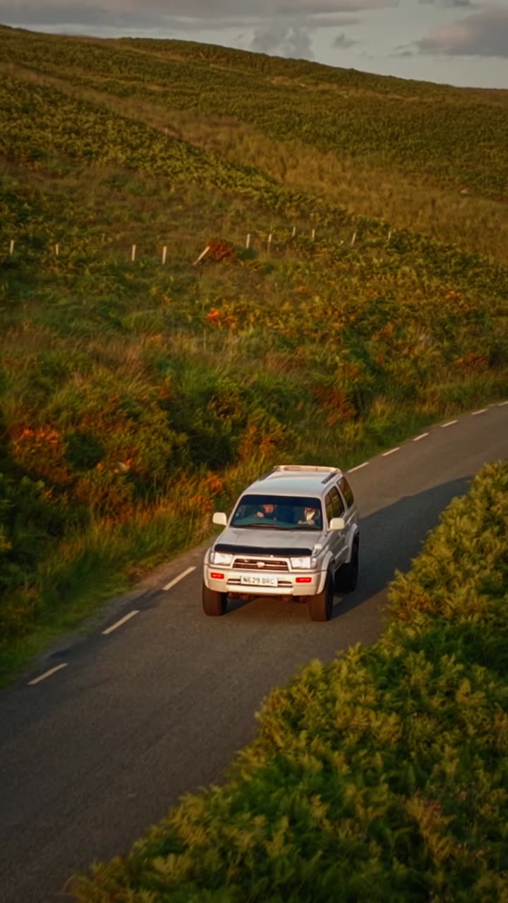 Toyota Hilux driving shot, vertical