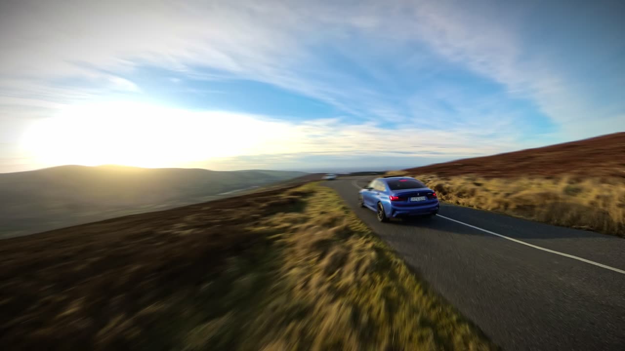 BMW 3 Series driving shot